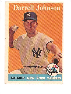 1958 Topps #61A Darrell Johnson