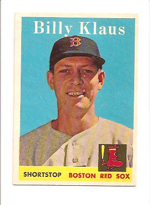 1958 Topps #89 Billy Klaus