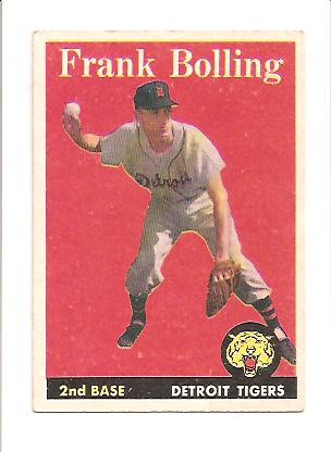 1958 Topps #95 Frank Bolling