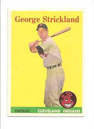 1958 Topps #102 George Strickland