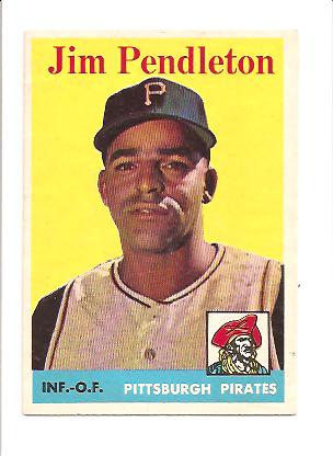 1958 Topps #104 Jim Pendleton