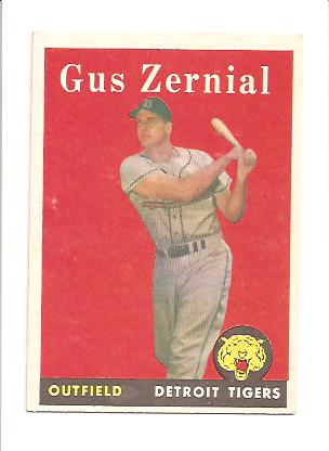 1958 Topps #112 Gus Zernial