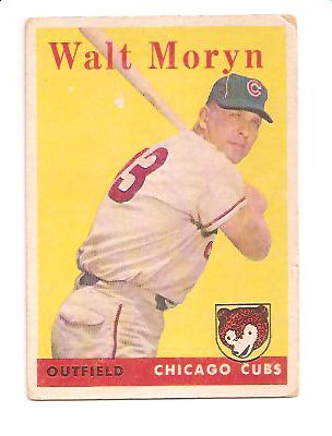1958 Topps #122 Walt Moryn