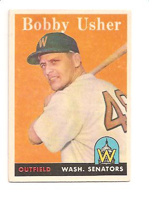 1958 Topps #124 Bobby Usher