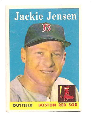 1958 Topps #130 Jackie Jensen