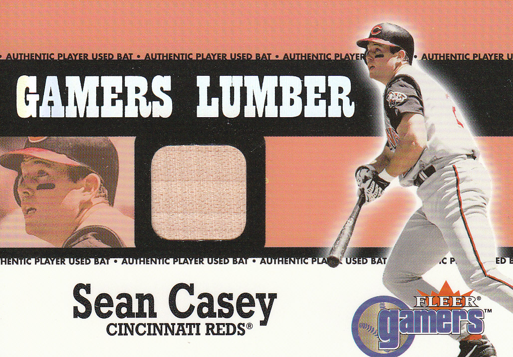 2000 Fleer Gamers Lumber #10 Sean Casey