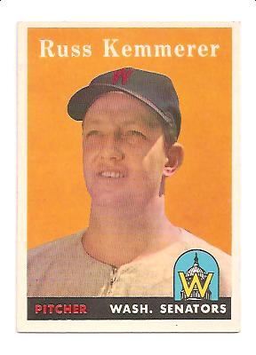 1958 Topps #137 Russ Kemmerer