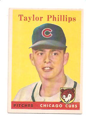 1958 Topps #159 Taylor Phillips