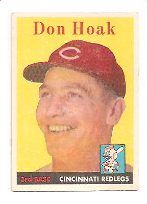1958 Topps #160 Don Hoak