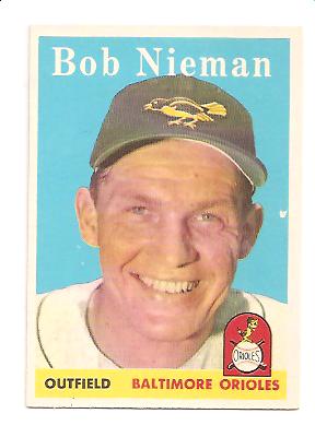 1958 Topps #165 Bob Nieman