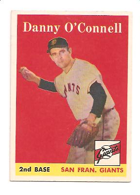 1958 Topps #166 Danny O'Connell