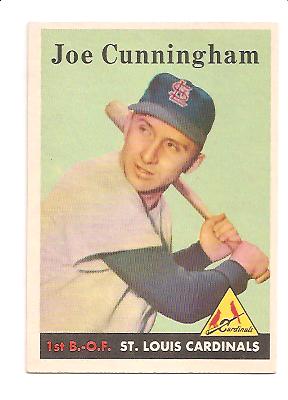 1958 Topps #168 Joe Cunningham