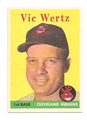 1958 Topps #170 Vic Wertz