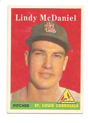 1958 Topps #180 Lindy McDaniel