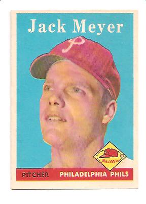 1958 Topps #186 Jack Meyer