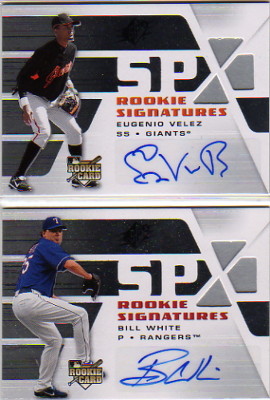 2008 SPx Silver #141 Bill White AU