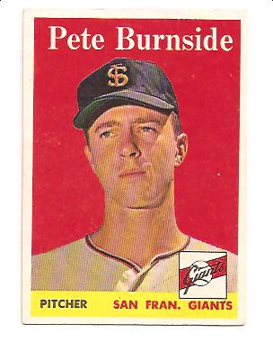 1958 Topps #211 Pete Burnside RC