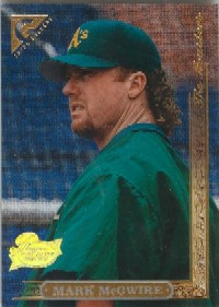 1996 Topps Gallery Players Private Issue #155 Mark McGwire