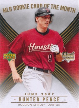 2007 Upper Deck MLB Rookie Card of the Month #ROM3 Hunter Pence