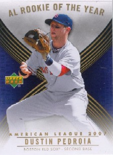 2007 Upper Deck MLB Rookie Card of the Month #ROMAL Dustin Pedroia