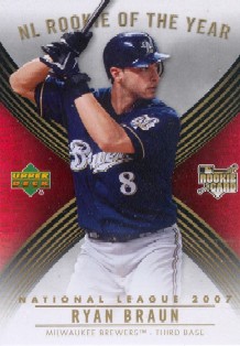 2007 Upper Deck MLB Rookie Card of the Month #ROMNL Ryan Braun
