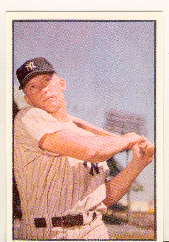 1989 Bowman Reprint Inserts Tiffany #6 Mickey Mantle '53