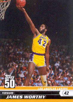2007-08 Topps 50th Anniversary #11 James Worthy