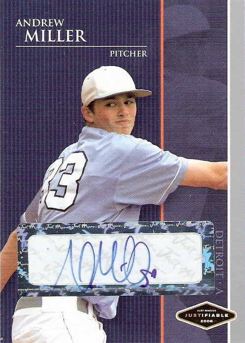 2006 Justifiable Autographs Silver #28 Andrew Miller