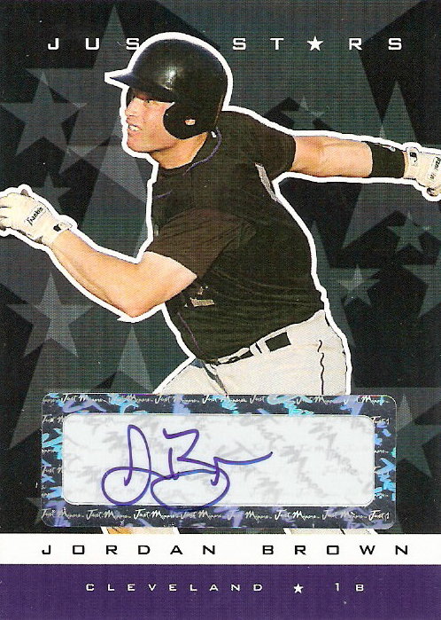 2007 Just Stars Autographs Black #31 Jordan Brown