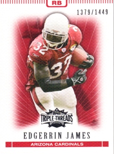 2007 Topps Triple Threads #42 Edgerrin James