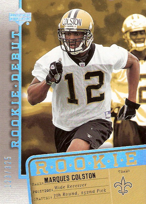 2006 Upper Deck Rookie Debut Holofoil #162 Marques Colston