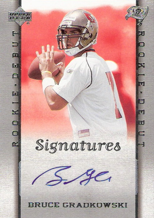 2006 Upper Deck Rookie Debut #210 Bruce Gradkowski AU RC