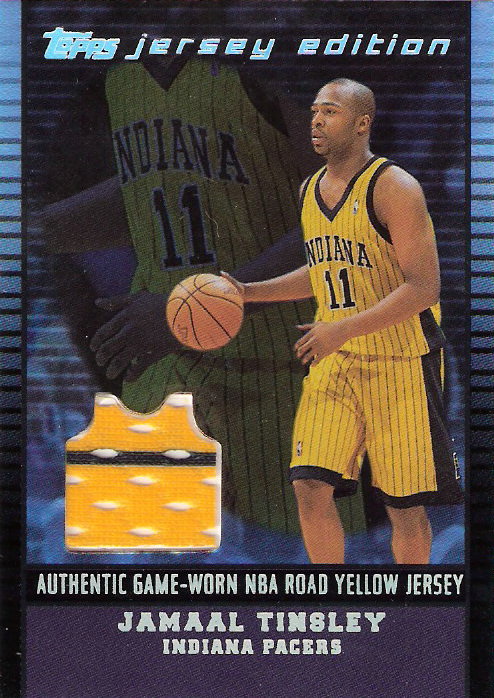 2002-03 Topps Jersey Edition Black #JEJT Jamaal Tinsley R