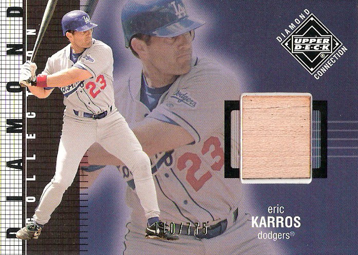 2002 Upper Deck Diamond Connection #379 Eric Karros DC Bat