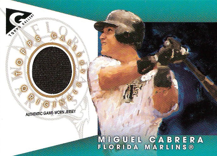2005 Topps Gallery Originals Relics #MC Miguel Cabrera Jsy