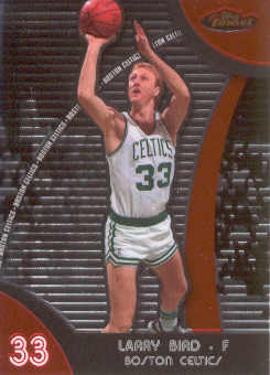 2007-08 Finest #50 Larry Bird