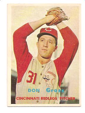 1957 Topps #341 Don Gross RC