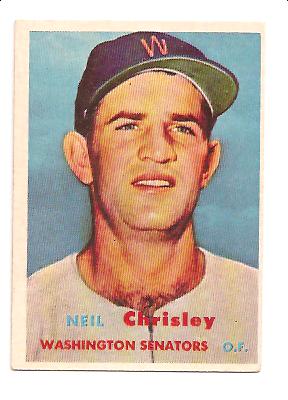 1957 Topps #320 Neil Chrisley RC