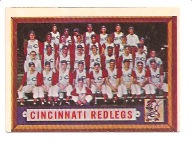 1957 Topps #322 Cincinnati Reds TC