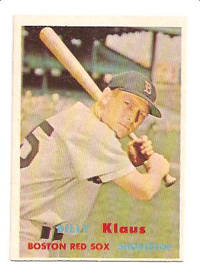 1957 Topps #292 Billy Klaus