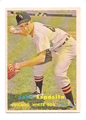 1957 Topps #301 Sammy Esposito DP RC