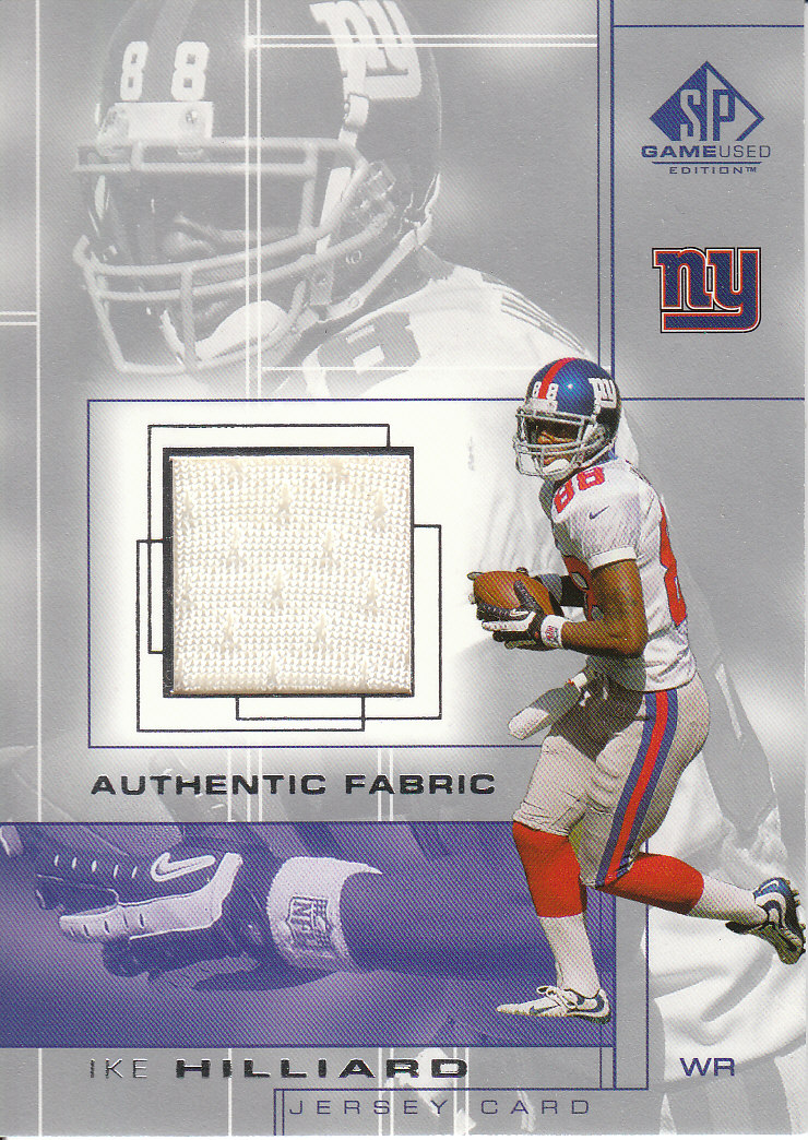 2001 SP Game Used Edition Authentic Fabric #IH Ike Hilliard