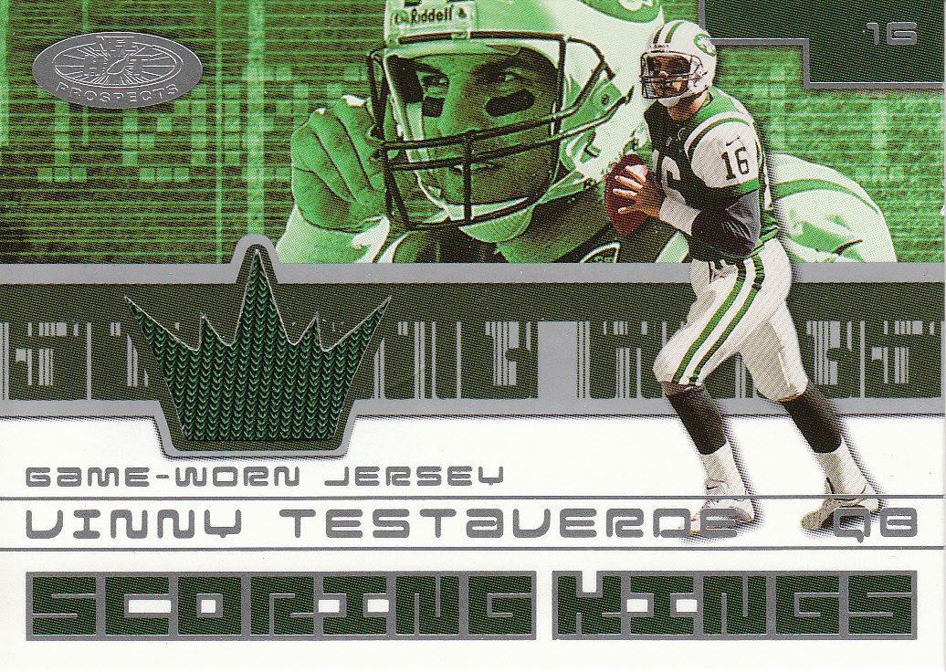 2001 Hot Prospects Scoring King Jerseys #45 Vinny Testaverde