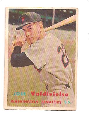 1957 Topps #246 Jose Valdivielso