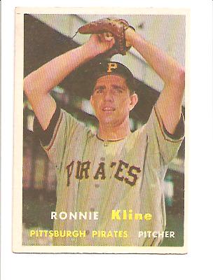 1957 Topps #256 Ron Kline