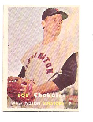 1957 Topps #261 Bob Chakales