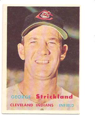 1957 Topps #263 George Strickland