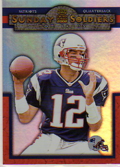 2002 Crown Royale Sunday Soldiers #13 Tom Brady