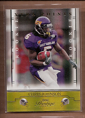 2008 Playoff Prestige Xtra Points Gold #115 Chris Johnson