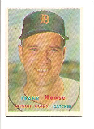 1957 Topps #223 Frank House
